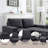 Oquawka Rustic Retreat Loveseat With Ottoman