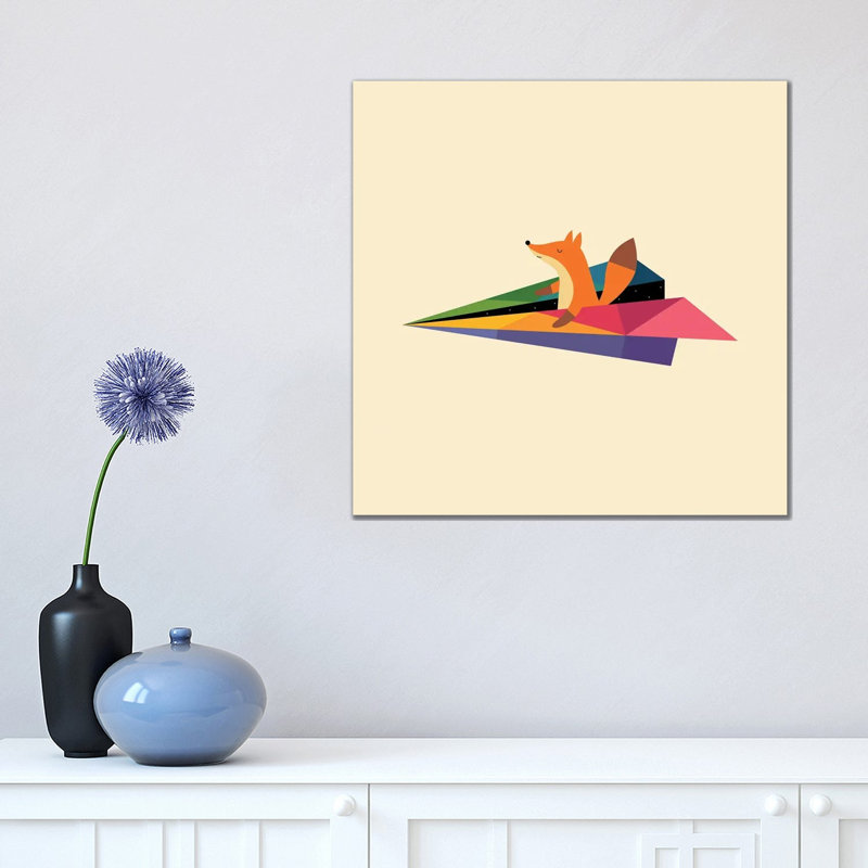 Fly My Way by Andy Westface - Wrapped Canvas Print, 45.72 cm H x 45.72 cm W x 1.91 cm D