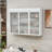 3-Door Arched Wall Mounted Glass Cabinet-126619739