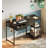 Space-Saving Laptop Desk With Power Outlet And Drawers For Small Apartments, Enhancing Productivity And Style