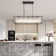 Fircrest 5-Light Island Rectangle Crystal Chandelier