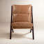 Fauteuil d'appoint Preston brun clair-902719983