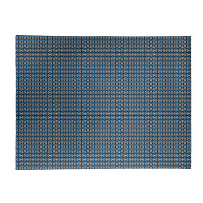 Tapis bleu de la surface classique diamants