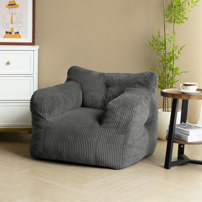 Colman Foam Filled Bean Bag Sofa Lazy Sofa by Trule