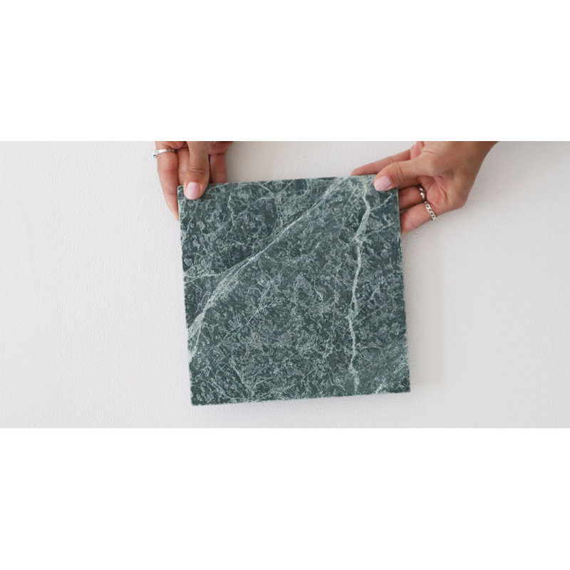 Aged Marble 8" X 8", Verde