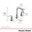American Standard Kenridge Two-handle 8 In. Widespread Bathroom Faucet In Brushed Nickel