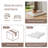 Driffield 6" Tri-Fold Memory Foam Mattress, Folding Mattress With Washable Cover for Murphy Bed-1062346348