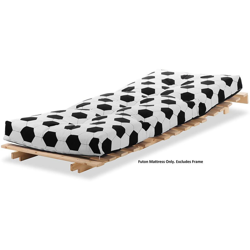 Anders 10cm Futon Mattress, Black, Small Single