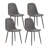 Six Pieces Comfortable Linen-Cotton Dining Chair Set-1161197748