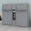 Dual Wall Murphy Beds With Cabinets And Shelves-882725065