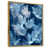 Toile avec cadre flottant or
