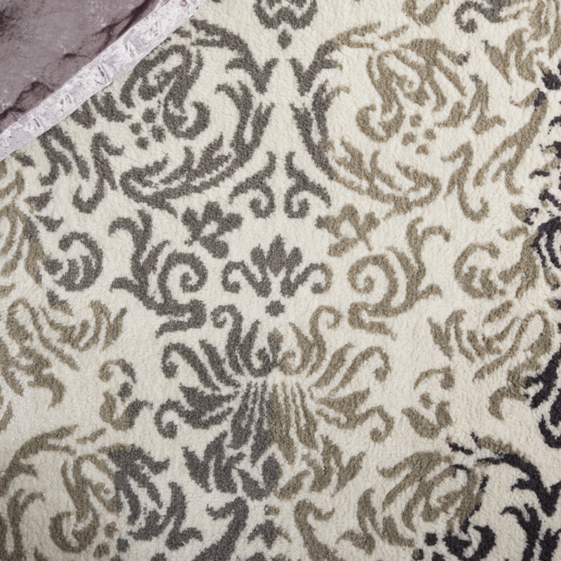 Ceslie Performance Damask Rug, Rectangle 5'3" x 7'8"