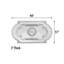 Lustre rectangulaire blanc Blanco-99929714