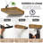  Floating Shelves with Invisible Mounting Set of 3-2060797589