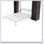 Queen Murphy Bed Wall Bed With Storage Doors-1174231694