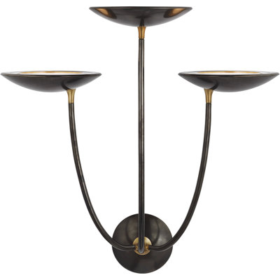 Thomas O'Brien Keira Large Triple Sconce