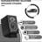 Symple Stuff Desktop Speaker Stands Wedge, Desk Speaker Stands For Medium Speakers, Anti Vibration Silicone Angle Wedge Speaker Riser For Computer, Bookshelf, And Studio Speaker Stand, Black, Medium