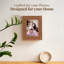 Cadre photo avec plexiglas, cadre photo en bois pour la décoration intérieure, montage mural ou sur table, affichage vertical et horizontal, cadeaux de la fête des Pères et de la remise des diplômes, (contes courbés)