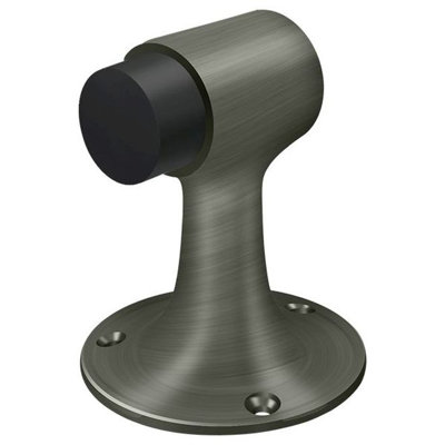 Deltana DSF3225U15A Floor Mount, Bumper, HD, Solid Brass in Antique Nickel