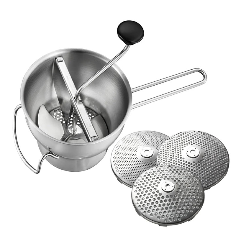 Stainless Steel Two -in-1 Salt & Pepper Combination Mill