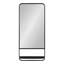 Miroir mural plat avec tablettes Bastian