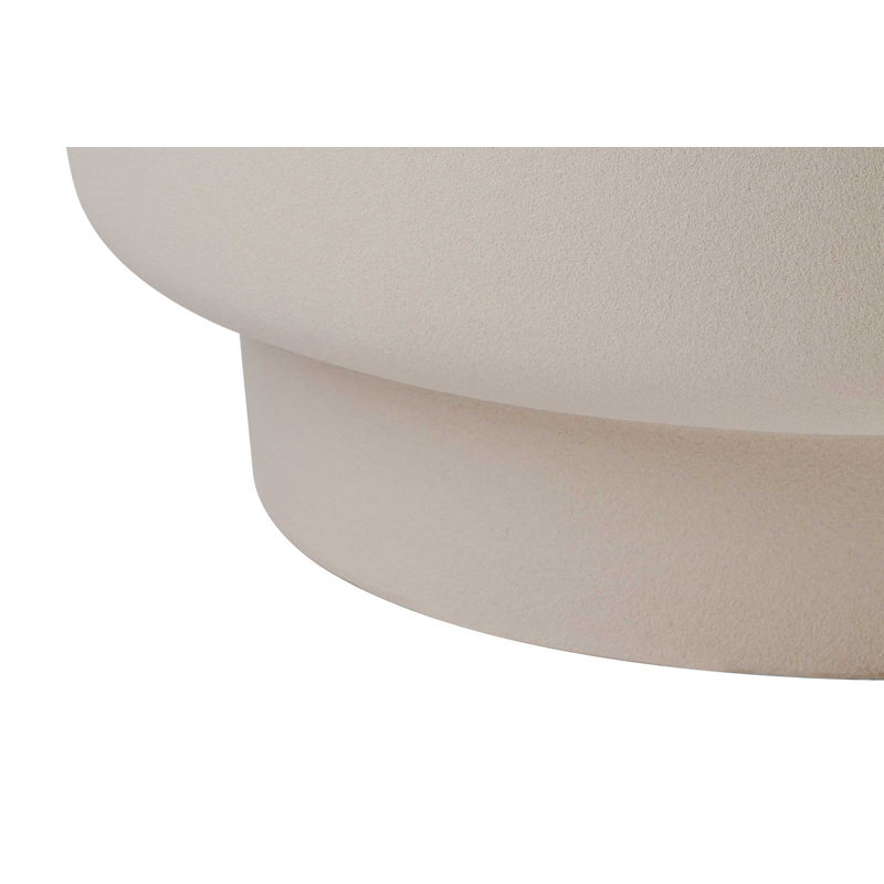 Provenance Signature Outdoor Round Side Table, Sand, Mist, 16"