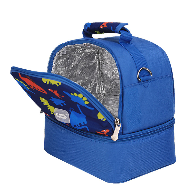 Sac isotherme pique-nique isotherme bleu dinosaure