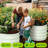Premium Oval Galvanized Metal Raised Garden Bed-2061269829-2061269831