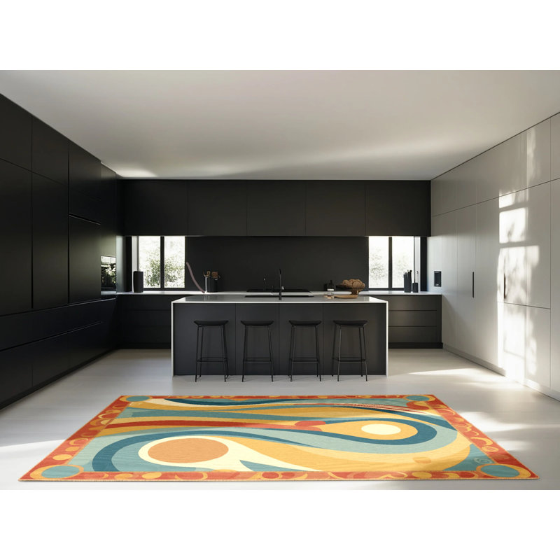 Groovy Curl Rug, Rectangle 8' x 12'
