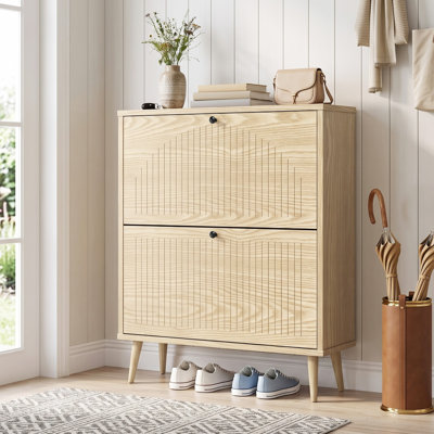 16 Pair Shoe Storage Cabinet