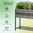 Raised Garden Bed Elevated Planter Box With Rattan Wicker Look-1541039872