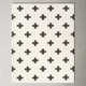 Cavan Geometric Handmade Tufted Wool Black/Off-White Area Rug