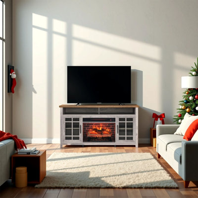 Meuble télé 55 po avec foyer électrique KD Inserts