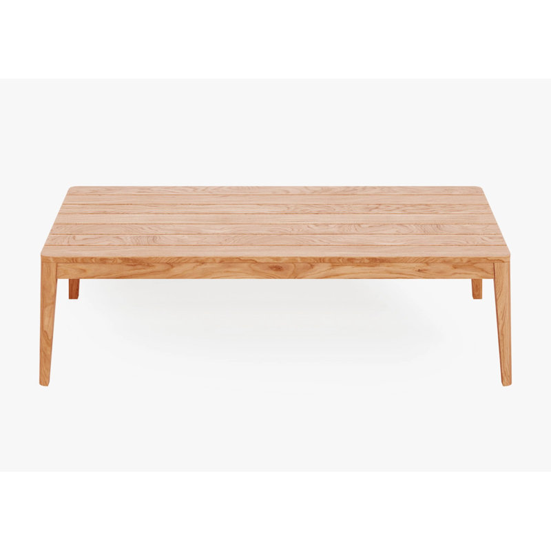Table basse d'extérieur en teck - Pieds effilés