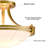 Odegaard 3-Light Glass Semi Flush Mount-1174242162