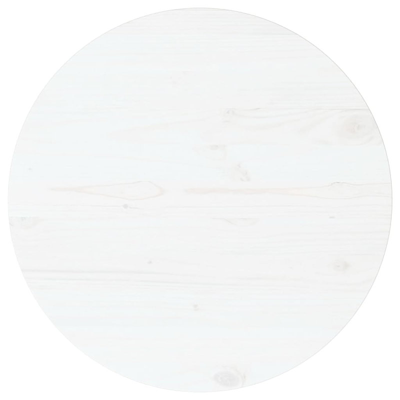 Kellar Solid Wood Table Top, 2.5cm H x 70cm W x 70cm D, Antique White