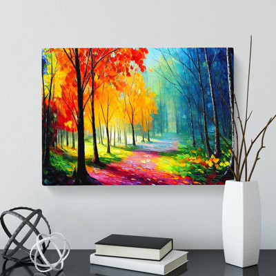 Colourful Spring Forest Vol.4 - Wrapped Canvas