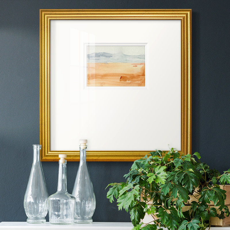 «Ash Blue Horizon», impression encadrée, L 17 po x H 17 po
