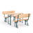 Havensville 4 - Person Metal Patio Dining Set with Rectangular Table