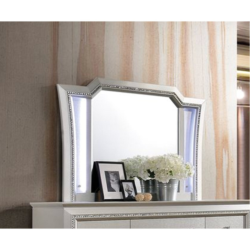Kaitlyn LED & Mirror With Led, Champagne
