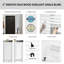 Store simple sans cordon en simili bois lisse de 2 po, blanc lisse-955104371