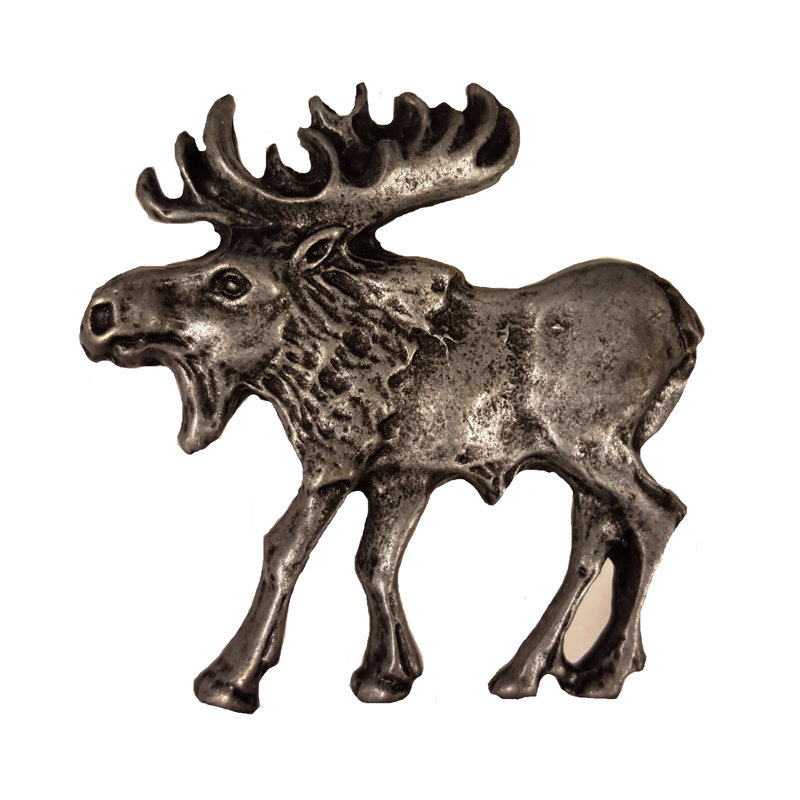 Oversized 2 1/8" Length Knob, Pewter