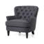 Fauteuil club + repose-pieds