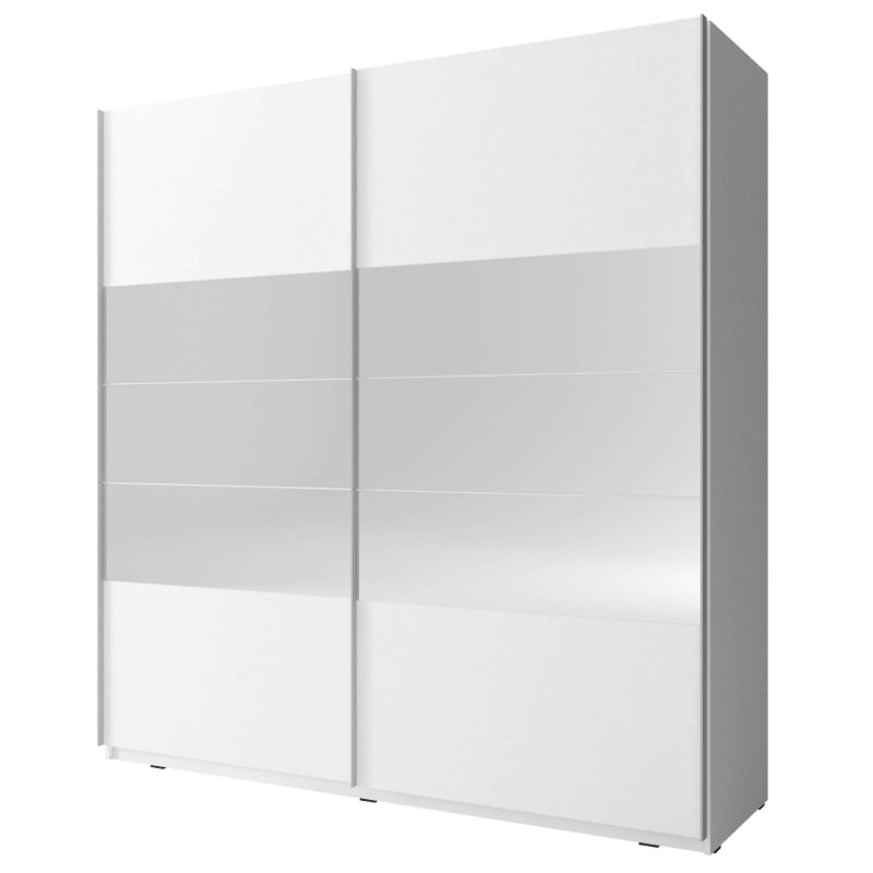 Anacletus 2 Door Manufactured Wood Wardrobe, H214 x W150 x D63cm, White