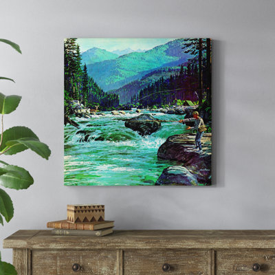 " Fly Fishing " by Curtis Publishing