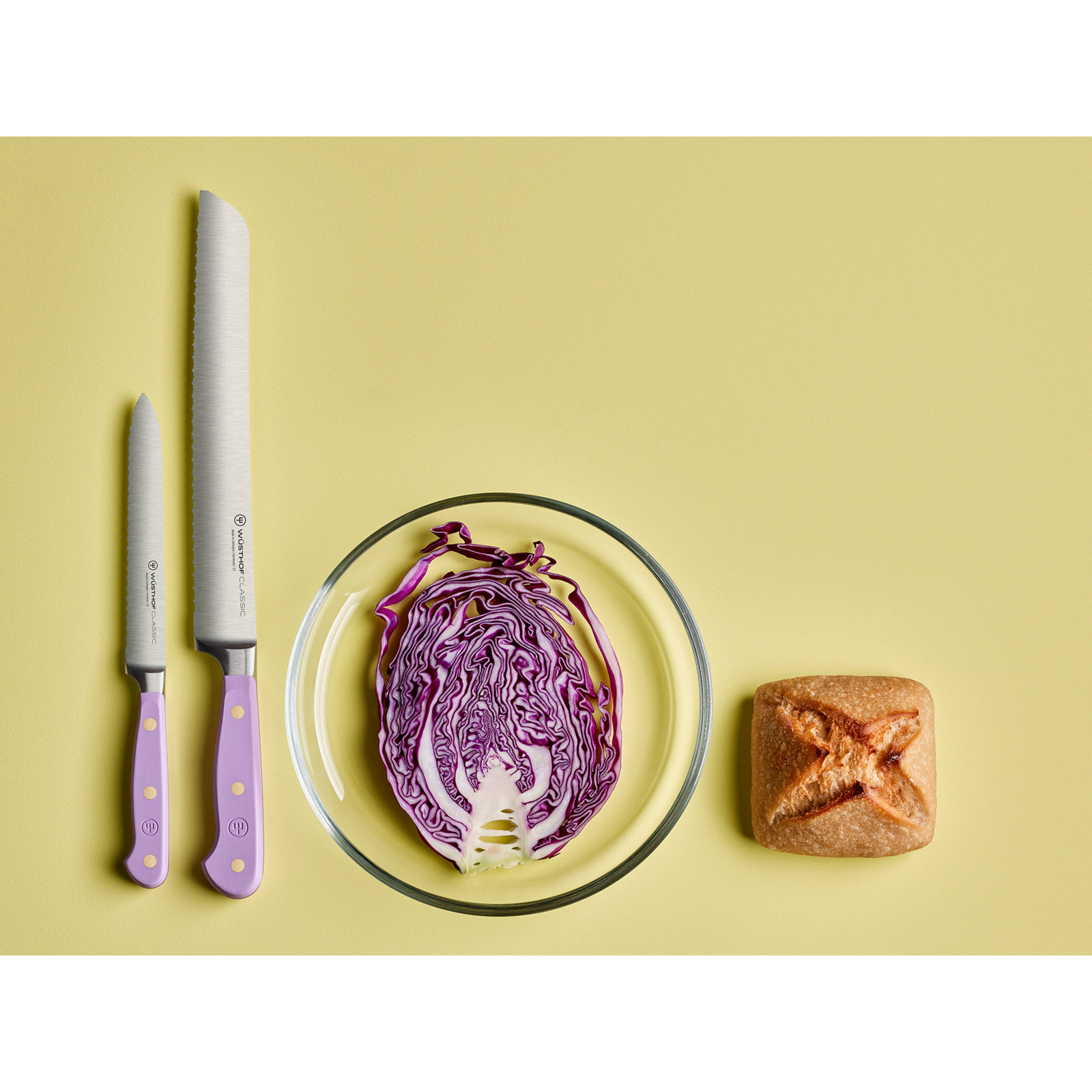WÜSTHOF German Classic Color Purple Yam 5" Serrated Utility Knife