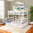 Twin Over Full Stairway Bunk Bed-1799889410
