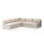 Grant 114" Wide Outdoor Patio Sectional with Cushions-284945422