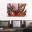 Superbe peinture murale en verre trempé 27,6 po x 39,4 po | 100% verre trempé, épaisseur: 0,16 pouce | Décoration élégante pour le salon ou le bureau, durable et facile à nettoyer, idée de cadeau parfaite