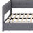 Upholstered Daybed with Storage Footstool, Shelves, Drawers, USB Charging & LED Light-998414784
